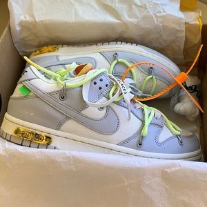 Off White x Dunk Low Lot 43 of 50 (gently used)